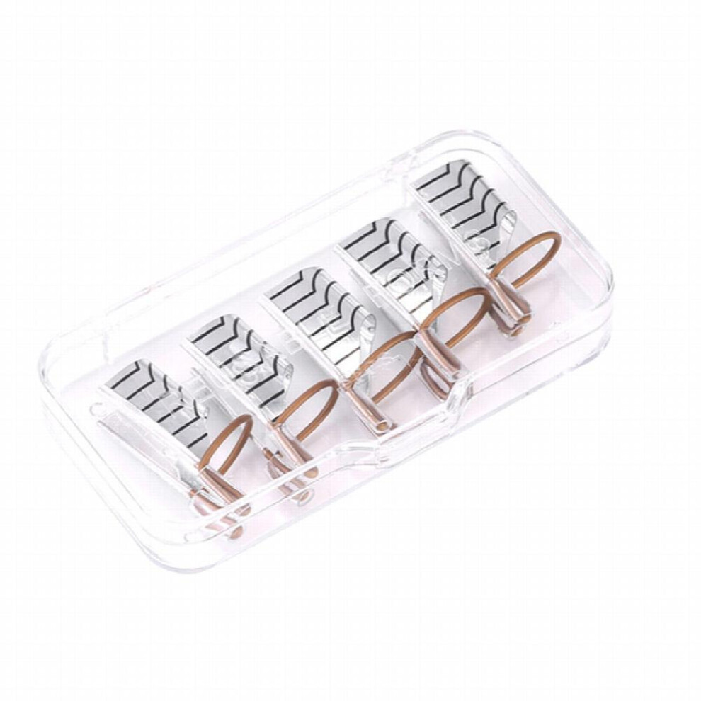 5 pcs Aluminum Nail Extension Pallets Reusable Nail Art Extension Sticker Builder Form Guide Stencil Manicure Tools for Perfect Nail Designs