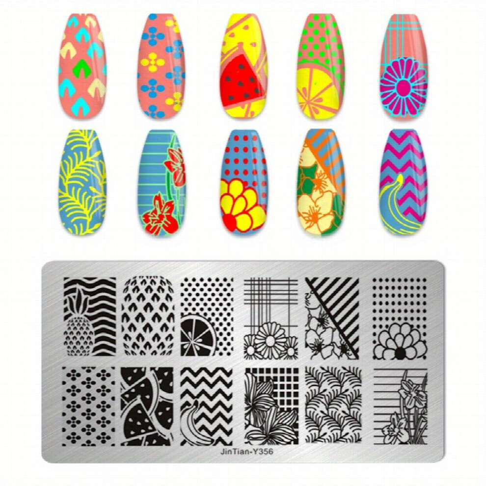 Create Unique Nail Art with Stainless Steel Nail Stamping Plates