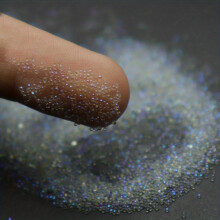 Crystal Pixie Glass Caviar Beads 0 6 0 8mm Round Beads for Nail and Rhinestones