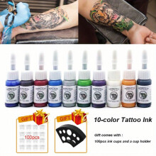 4 6 10 Tattoo Ink Set Professional Tattoo Pigment Set Long Lasting Tattoo Painting Tattoo Supplies Professional Supply For Body Art