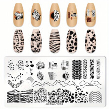 Stainless Steel Nail Stamping Plates Shapes Image Stamp Template Nails Printing Tool Nail Art Decoration Nail Decals Tools