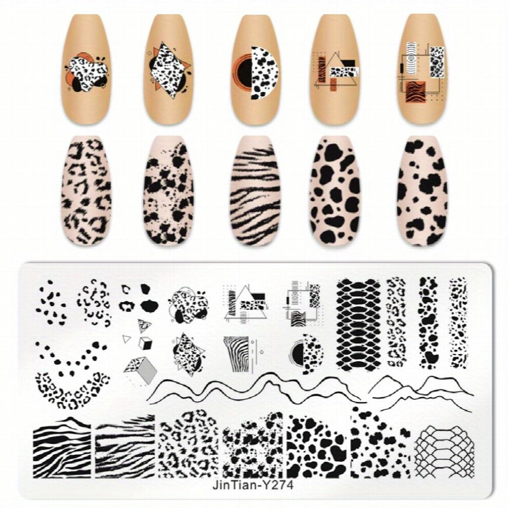 Stainless Steel Nail Stamping Plates Shapes Image Stamp Template Nails Printing Tool Nail Art Decoration Nail Decals Tools