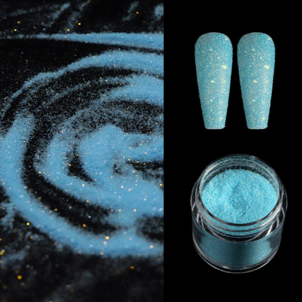 Neon Glitter Sugar Sand Nail Pigment Powder for Sparkling Nail Art Decorations