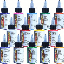 14 Tattoo Ink Set 30ml 1 oz 14 Bottle Tattoo Pigment Set 14 Tattoo Ink Set Tattoo Supplies