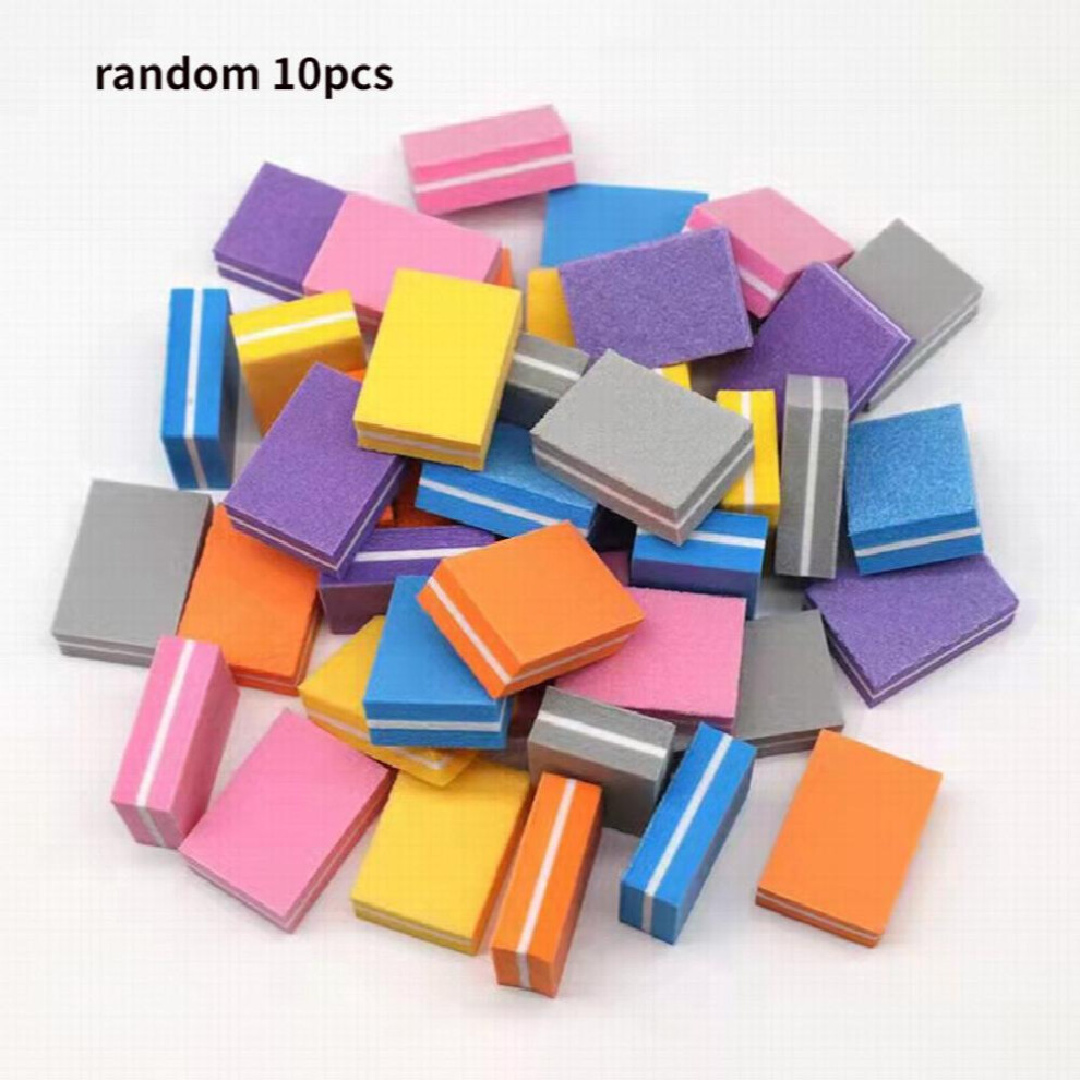 10pcs Mini Buffing Sanding Files for Pedicure and Manicure Perfect for Nail Art Polish and Buffering