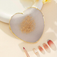 Heart Shape Nail Art Palette Nail Mixing Palette Nail Art Painting Non slip Palette Press On Nails False Nails Photography Display Board Nail Art Tool
