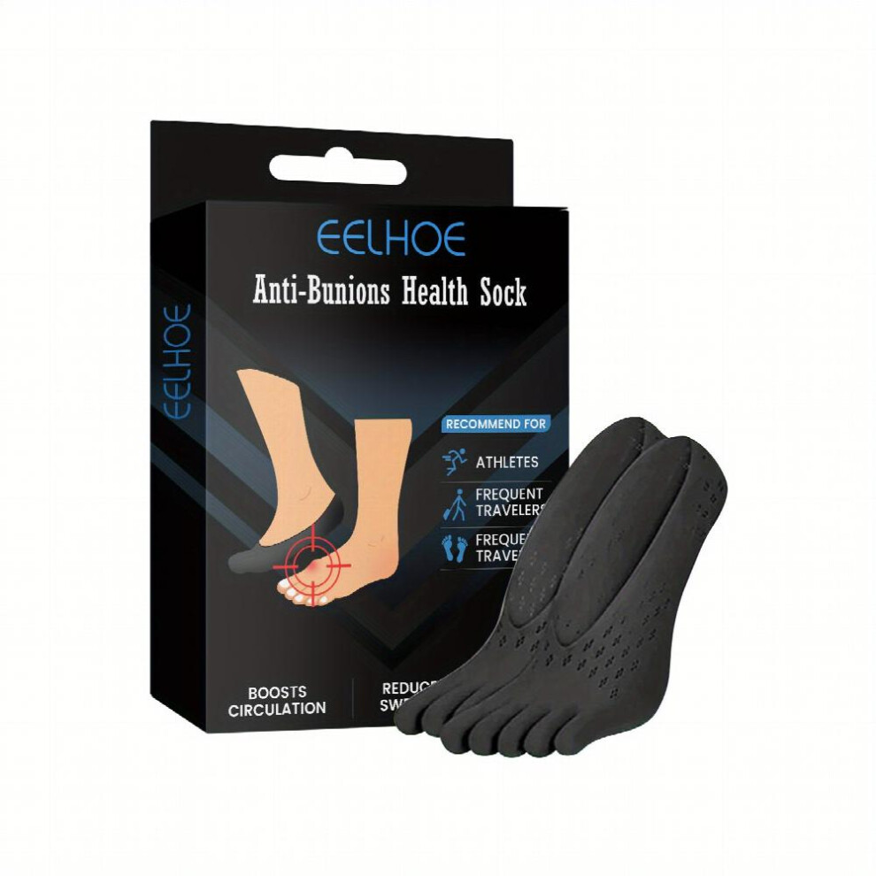 Health Foot Care Toe Socks Toe Corrector Cushion Soft & Breathable Invisible Liner Socks Toe Separators For Women & Men