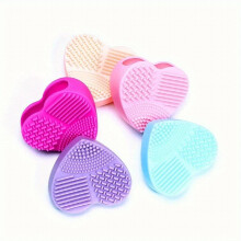 Silicone Makeup Brush Cleaner Pad Box Cosmetic Brush Washing Mat For Universal Make Up Tools Suit For Wet And Dry
