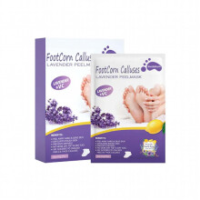 2 pairs Deeply Nourishing Lavender Foot Mask for Callus and Dead Skin Removal