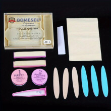 Nail Polishing Wax Set Manicure Tools Kit With Nails File Nail Brush Nail Buffers Nial Art Accessories For Home Salon