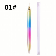 1PC Double headed Manicure Pen DIY Nail Art Pen Manicure Painting Dotting Tools Gradient For Salon