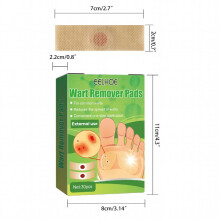 30 Pcs Foot Corn Clean Pads Naturally Clean Toe Corns And Calluses