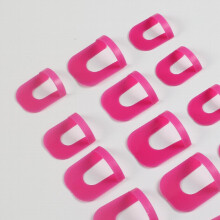 Plastic U Shape Nail Polish Protectors Clips Nail Polish Spill Proof Protector Tools For Fingers And Toe