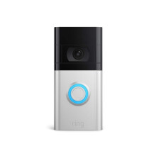 Ring Doorbell 4 WiFi Security Motion Camera - Satin Nickel