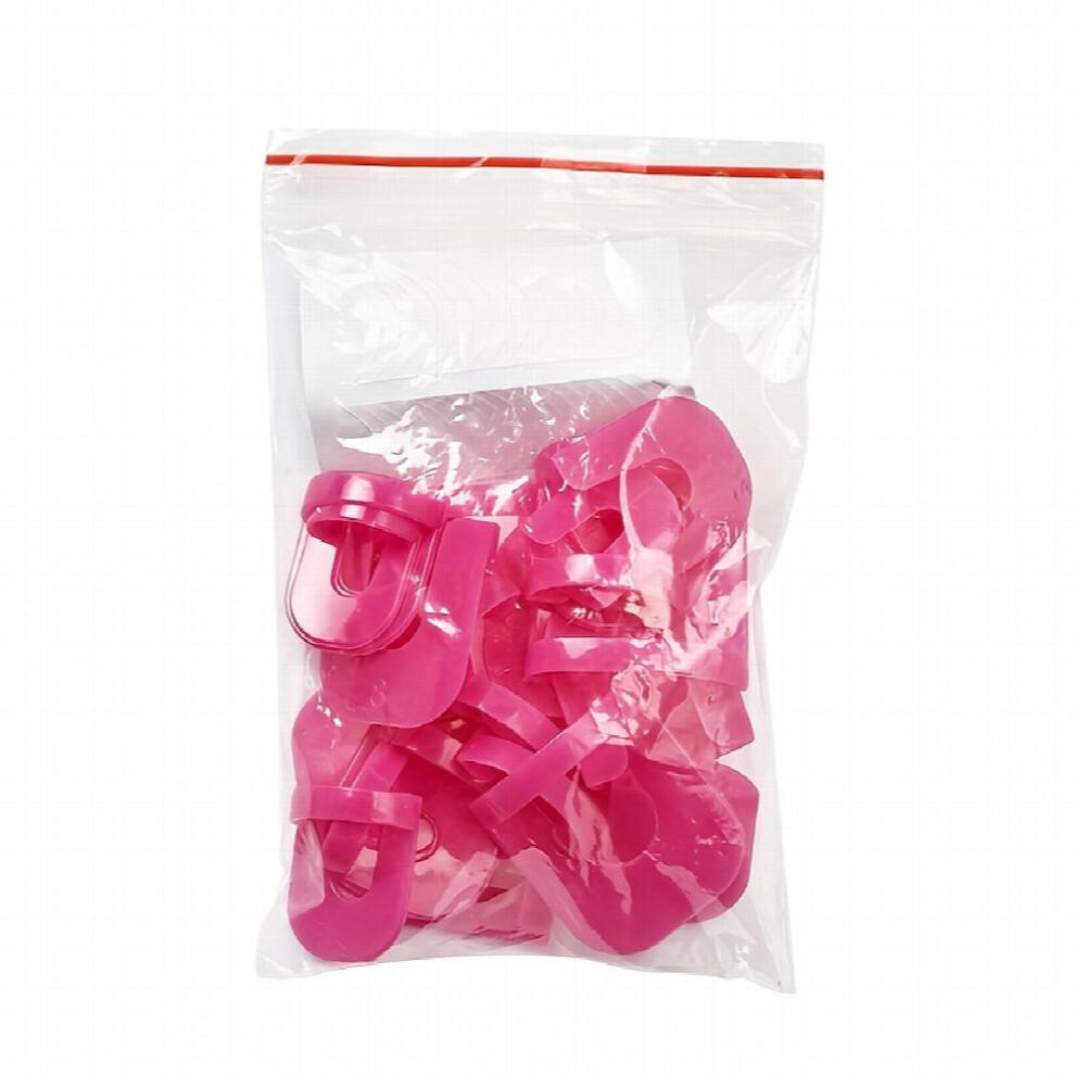 26pcs Plastic Nail Polish Protector for Fingers U Shape Nail Polish Stencil Reusable Nail Covers Tools Nail Polish Spill Proof Model Polish Glue Overf
