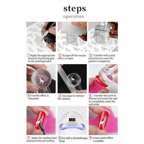 1 Pc Nail Art Stamper 2