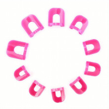 26 pcs Anti Overflow Nail Clip Set Essential Nail Art Tool for Painting and Manicuring Prevents Nail Polish from Spilling and Leaking Includes 12 Clip