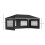 Outsunny Outsunny 3 x 6m Heavy Duty Gazebo Marquee Party Tent with Storage Bag Black 2