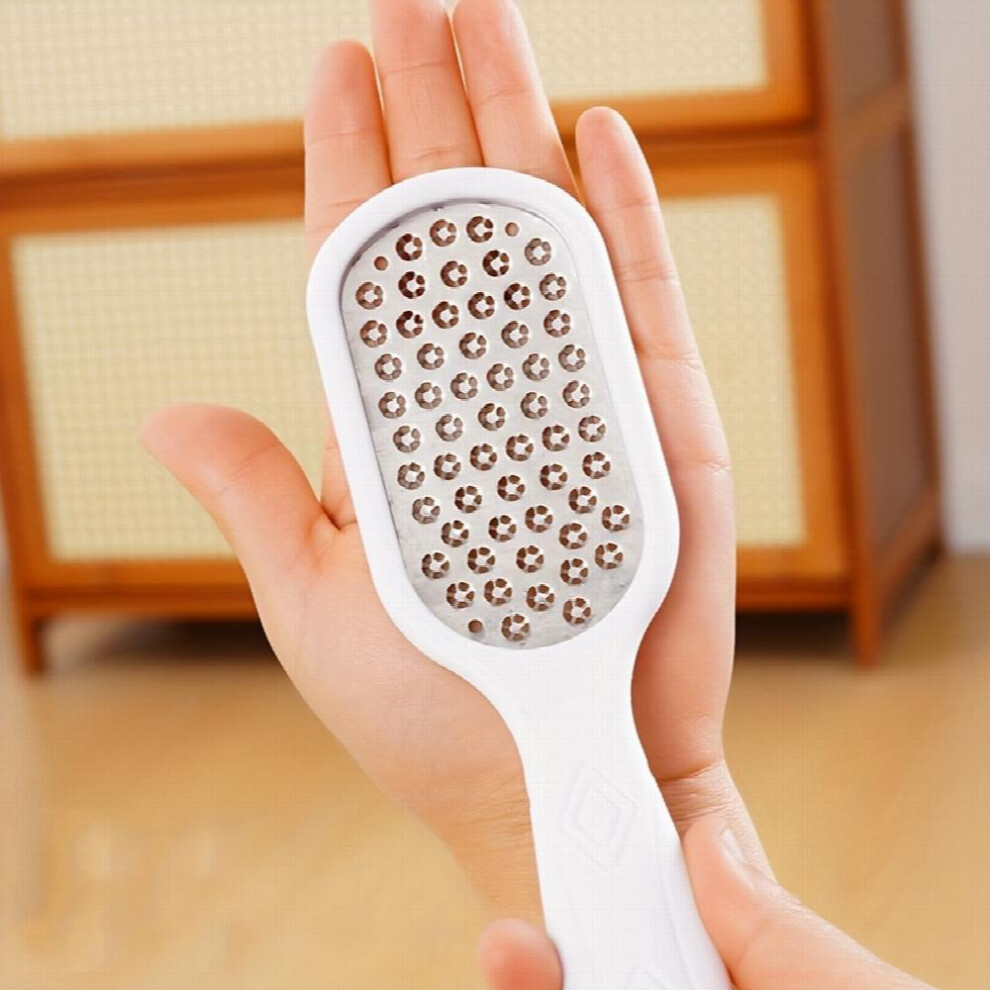 Stainless Steel Foot File Exfoliating Pedicure Device Foot Files Callus Remover Heel Scraper For Cracked Heels