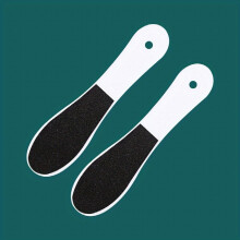 2 Pcs Pedicure Foot File Double Sided Foot Rasp And Callus Remover With Plastic Handle For Foot Hard Dead Skin