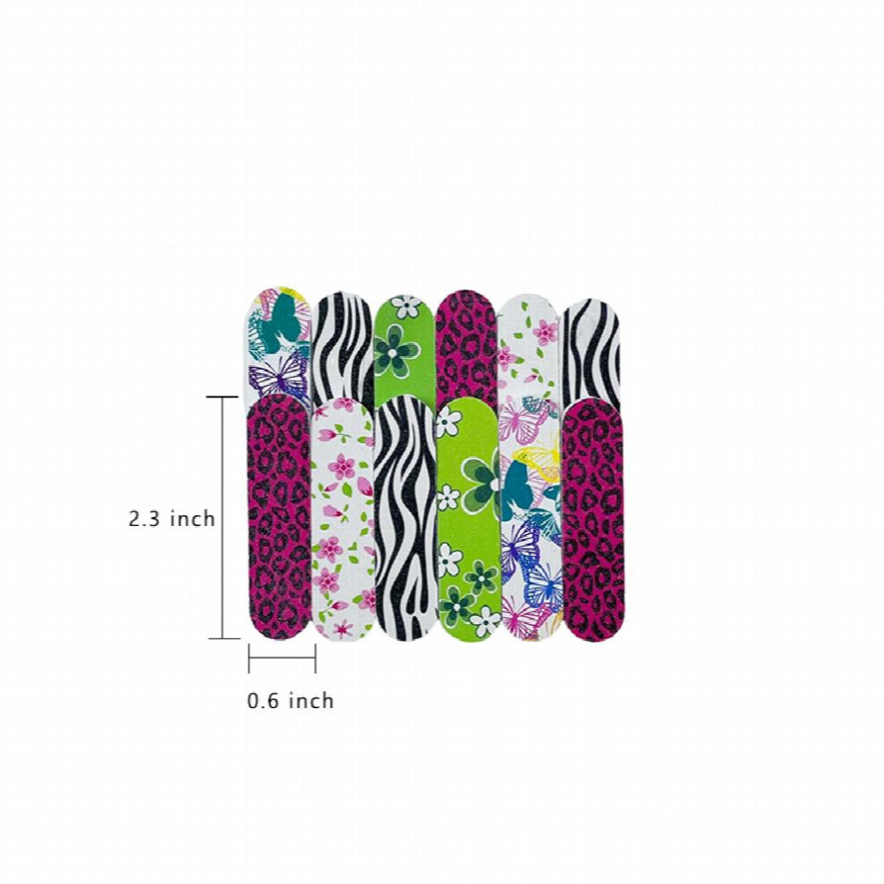 Colorful Double Sided Nail Files Perfect for Manicures and Pedicures