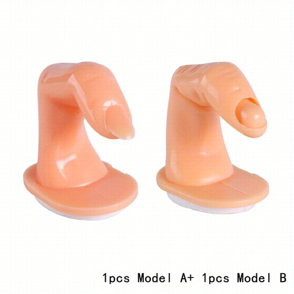 Flexible Bendable Practice Fingers for Acrylic Nails Perfect for Manicure Nail Art Training and Display