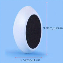 1 pc Portable Oval Foot File for Dead Skin and Callus Removal Washable and Easy to Use Pedicure Tool