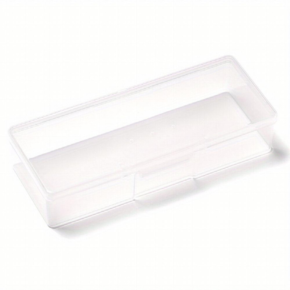 Plastic Nail Storage Box For Nail Tools Or Cosmetics Storage Transparent Storage Box Nail Art Manicure Box