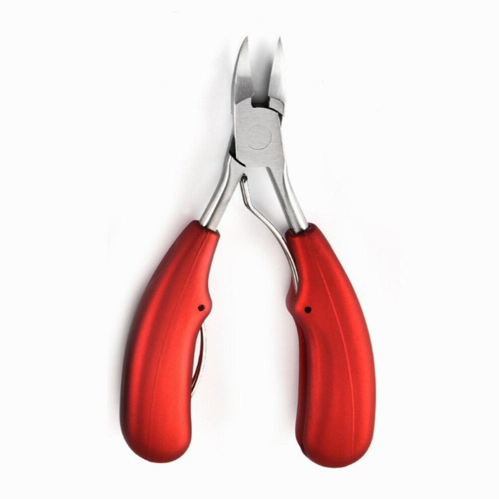 Podiatrist Toenail Clippers Professional Thick & Ingrown Toe Nail Clippers For Men & Seniors Sharp Curved Blade Grooming Tool
