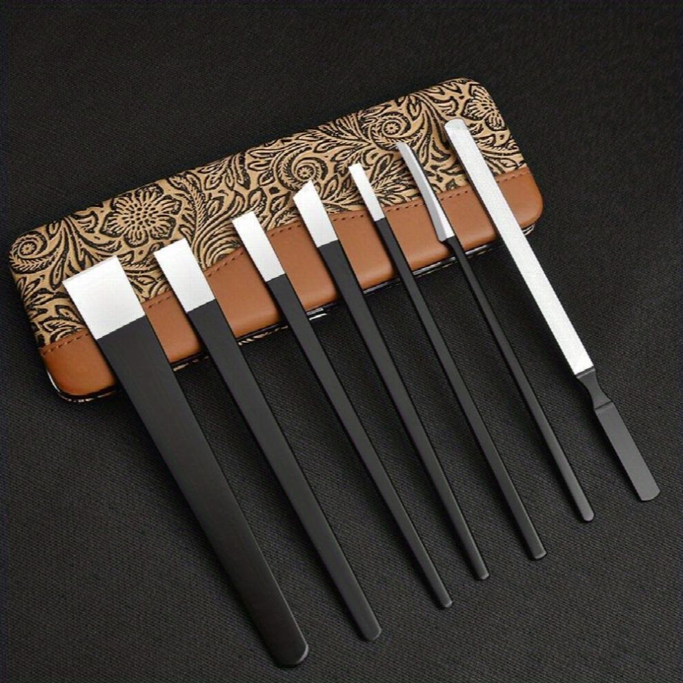 7pcs Professional Pedicure Kit with Stainless Steel Manicure Ingrown Toenail Tools and Dead Skin Remover Perfect for Men and Women