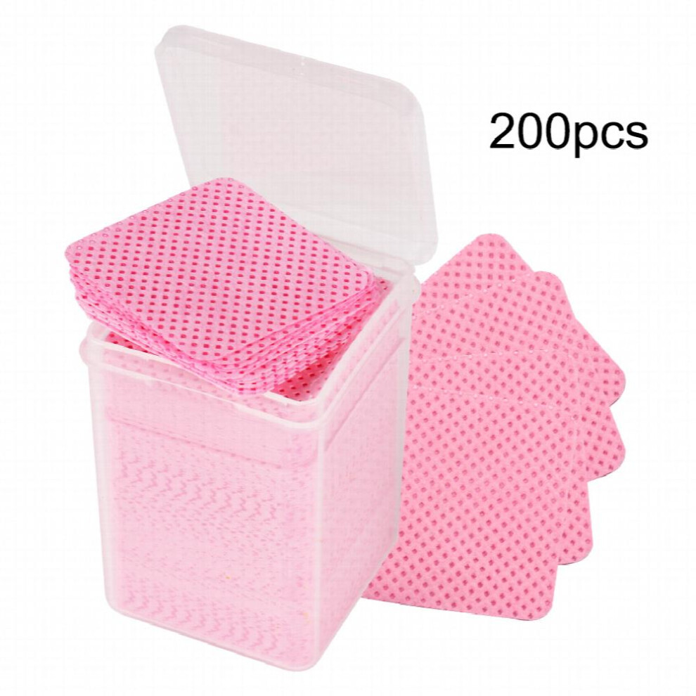 Lint Nail Polish Remover Wipes Gentle and Effective Cleaning Pads for Eyelashes and Makeup Removal