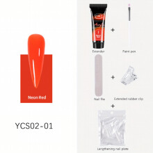 Professional Nail Extension Kit with Crystals for Salon French Art at Home