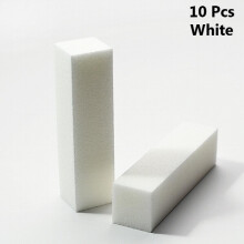 10 Pcs Colorful Nail Buffer Block 4 Side Washable Sponge Buffing Files Nail Art Sanding Grinding Polishing Manicure Nail Art Tools
