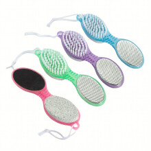 Purpose 4 In 1 Feet Pedicure Tools Set For Hard Skin Callus Remover With Foot Scraper Foot Rasp Pumice Stone And Brush For Women Men Dry And Wet Foot
