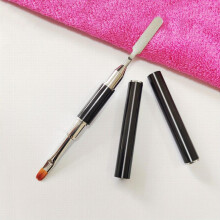 Nail Art Brush With Double head Round Head Flat Mouth Glue Pen Nail Pen Manicure Tool For Salon Home DIY