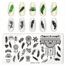Stainless Steel Nail Stamping Plates Image Stamp Template Nails Printing Tool Nail Art Decoration Nail Decals Tools