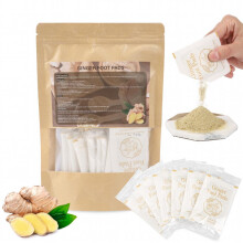 30 pcs Natural Ginger Foot Pads Deeply Cleansing Relaxing and Refreshing Foot Care