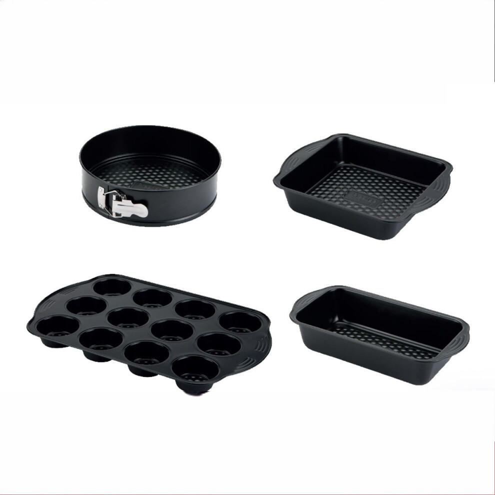 Prestige Aerolift Baking Pan Set Non Stick Bakeware Sturdy Cake Tins - Pack of 4