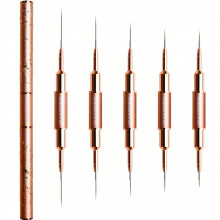 Fine Nail Art Brushes for Thin Lines Tiny Details and Delicate Coloring Long Striper Pen Set for Fine Tools