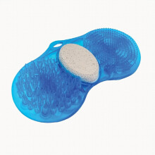 Dual Shower Foot Scrubber Massager Cleaner Pumice Stone For Shower Floor Improves Foot Circulation Remove Shower Foot Scrubber For Foot Pumices Skin A