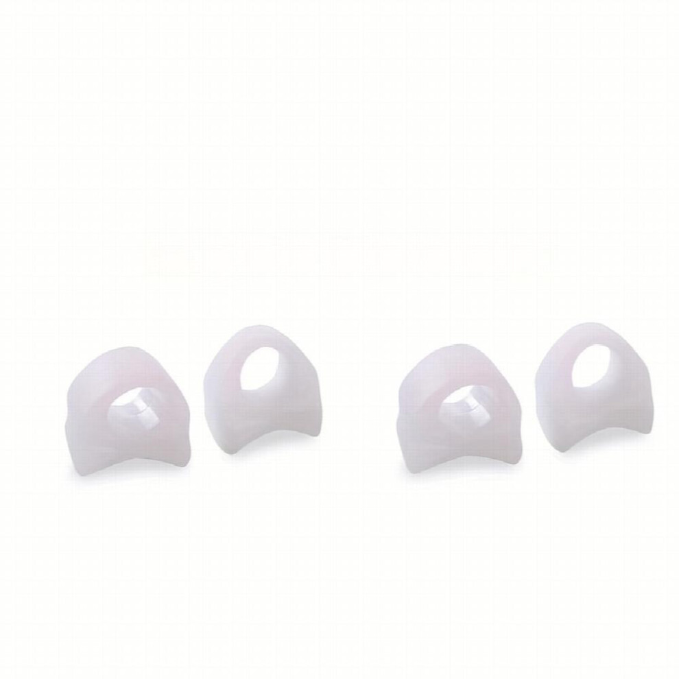 2 4 Pairs Silicone Toe Separators Hammertoe Correctors Toe Spreaders Correcting Crooked Toes Bunion Correctors Manicure Pedicure Foot Care