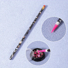 4 colors Rhinestone Dotting Pencils Self Adhesive Point for Painting Nail Art and Gem Picking