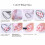 Foldable Washable Nail Art Tools Silicone Pad Stamping Pad for Filling and Practice 6