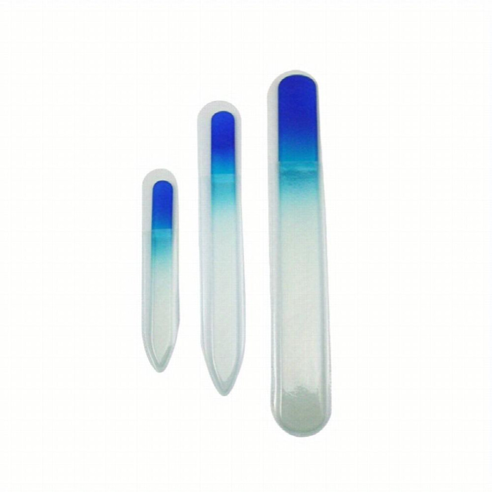 Ombre Glass Nail File Crystal Nail Files Double Sided Etched Fingernail Glass Nail Files For Natural Nails Professional Nail Care Tool Stocking Stuffe