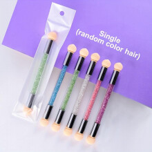 Nail Art Brush Ombre Sponge Nail Art Tool Pens Nail Gradient Double ended Sponge Brushes Nail Art Tools For Nail Salon Home Use