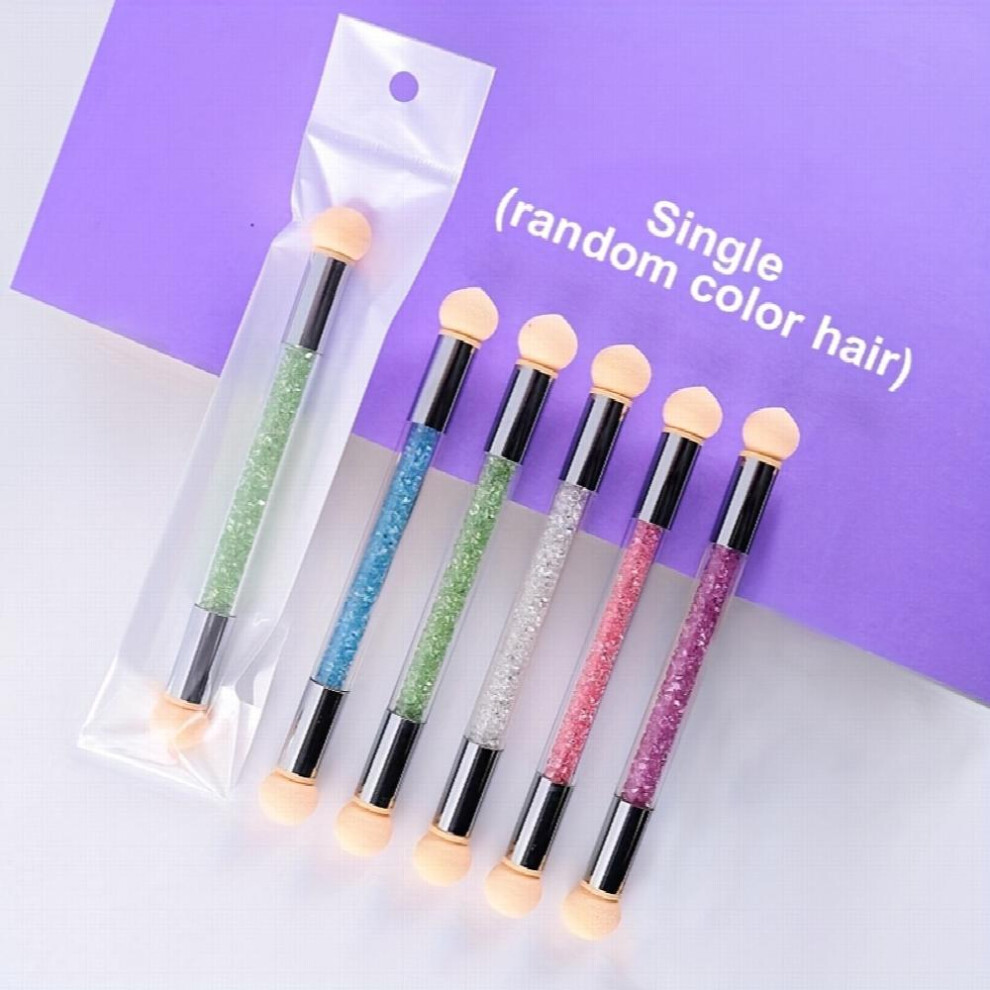 Nail Art Brush Ombre Sponge Nail Art Tool Pens Nail Gradient Double ended Sponge Brushes Nail Art Tools For Nail Salon Home Use