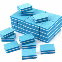 Mini Nail Buffer Sanding Block Professional Nail Sanding Buffer Block Sponge File Double Sided Mini Nail Art Files Polishing Manicure Pedicure Tools K