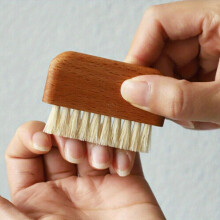 Nail Brush Firm Nature Wooden Sisal Scrub Brush For Toes And Nails Cleaning Nail Brush Nail Care Product