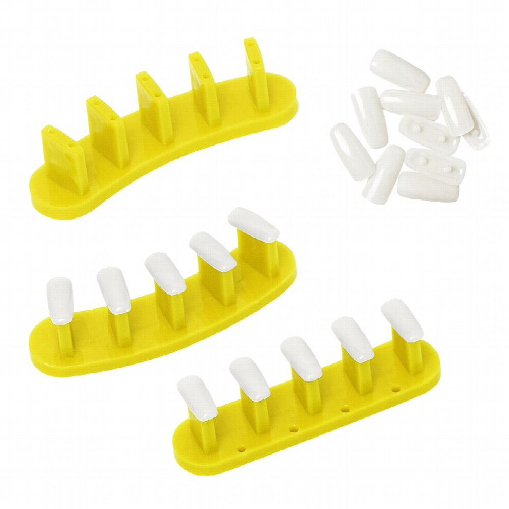 Practice Nail Display Holder Perfect for Nail Polish and Tips Storage and Training