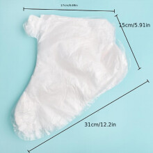 100 200 pcs Protect Your Feet with Paraffin Wax Bath Liners Plastic Feet Protectors for Hot Wax Baths